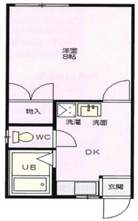 キャッスル足立の物件間取画像